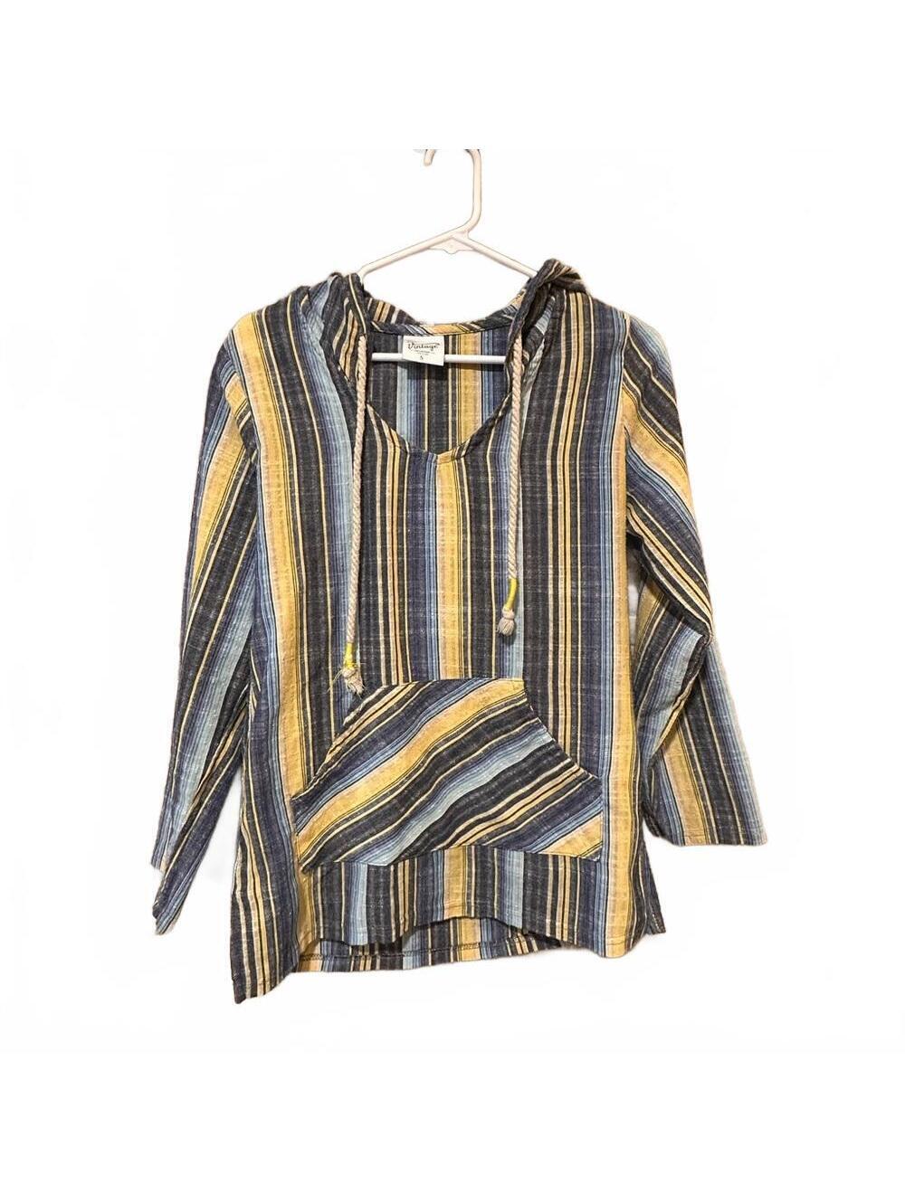 Vintage striped Baja hoodie